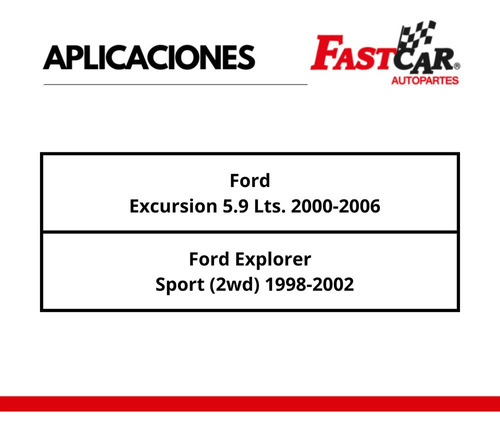 2 Amortiguadores Trasero Ford Explorer Sport 2wd 19982002 Foto 4