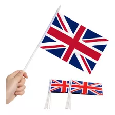 Mini Banderas Anley Británicas Unión Jack Uk, De Mano, X12