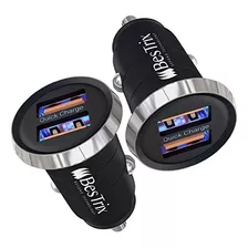 Cargador De Coche Quick Charge 4.0 Dual Usb 5a/30w Adaptado