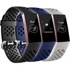 Malla Para Reloj Fitbit Charge 3 Charge 3 Se 3 Unidades L