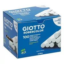 Giz Escolar Giotto Robercolor 100 Unidades Branco