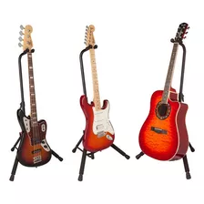 Guitarra Atril Fender Parante Bajo Stand+ Envio Rocker Music