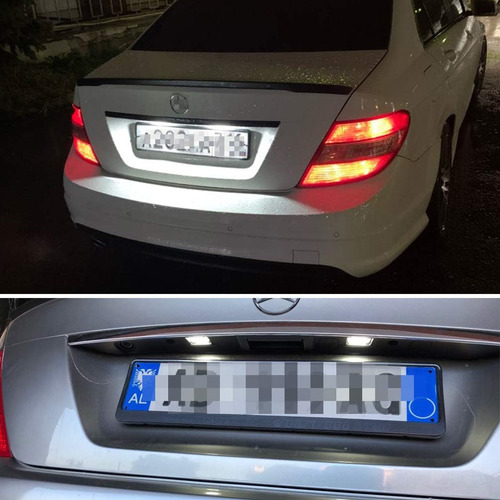 Luces De Matrcula Led Para Mercedes-benz W220 S350/s600/s43 Foto 7