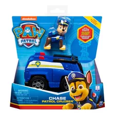 Paw Patrol, Vehículo De Policía De Chase Con Figura