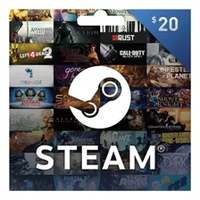 Steam Gift Card $20 | Tarjeta De Regalo | Global