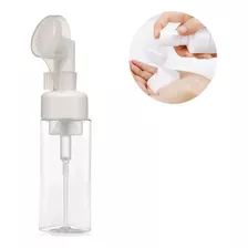 Frasco Pump Espumador Com Escova Limpeza Higienização Facial Cor Incolor