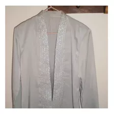 Chaqueta De Vestir Para Dama. Color Gris. Talla M - L. Usado