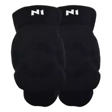 Joelheira Vôlei Profissional Knit 3d Spry N1 Sport Cor Preto Tamanho Gg