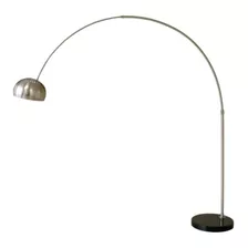 Lampara De Pie Arco Grande Platil Base Mármol Apto Led