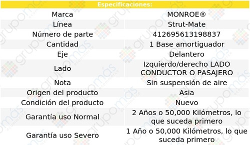 1 Base Amortiguador Izq/der Del Strut-mate Lexus Rx330 04-06 Foto 3