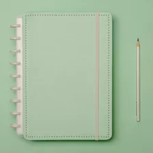 Caderno Inteligente 80f Médio Pastel Verde