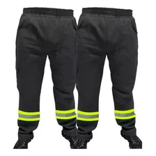 Kit 2 Calça De Uniformes Com Faixa Refletiva - Frete Grátis 