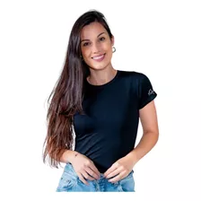 Blusa Baby Look Basica Feminina Revanche Sylfaenol Original