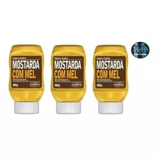 Mostarda Com Mel Cepêra Kit Com 3 Unidades De 400g