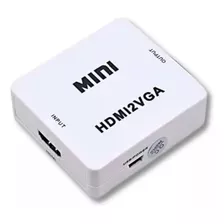Conversor Adaptador Hdmi2vga - Hdmi X Vga Com Áudio