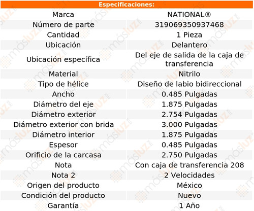 1) Retn Caja Transferencia Del Blazer 87/94 National Foto 3