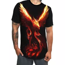 Camiseta Long Line Oversized Fenix