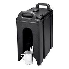 Cambro Negro 250lcd110 2,5 Gal. Bebidas Camtainer.