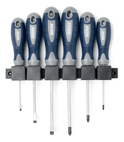 Set Destornilladores Bremen 6pz Phillips Plano Profesionales Cod. 6230 Dgm