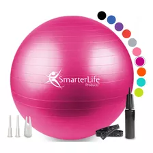 Smarterlife - Pelota De Goma Inflada Para Fitness, Yoga, Equ