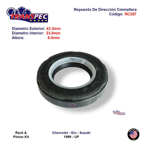 Kit D Direccin Cremallera Chevrolet / Geo Tracker 2007-2011 Foto 3