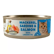 Amity Lata Caballa, Sardina Y Salmón Gato Adulto 80 G