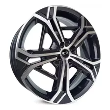 Roda Kr Aro 18 Furação 5x98 Modelo S45 Preto Diamantado