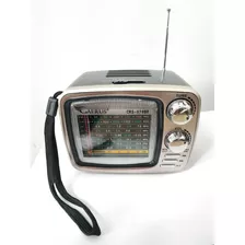 Radio Retrô Bluetooth Fm Am Sw Usb Modelo A-078t Desing Tv 
