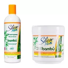 Kit Shampoo Silicon Mix Bambu 473ml + Máscara Capilar 450g