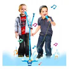 Micrófono De Pie Juguete Infantil Interactivo Con Melodías
