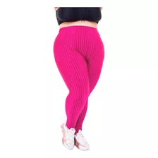  Legging Cirre 3d Plus Size Cós Alto Brilho Poliamida