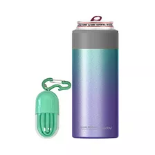 Slim Can Cooler - Funda De Acero Inoxidable Aislada Una...