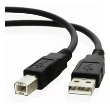 Cable Impresora 1.5mts Grueso Escaner Multifuncional Termica Color Negro