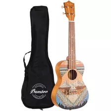 Bamboo U-23-patagonia-s Ukulele Concierto Sapele Con Funda Color Marrón