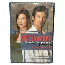 Dvd Grey's Anatomy 3 Temporada Completa Episódios 9 A 16 