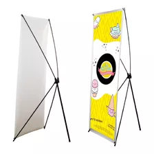 Pack 3 Display Publicitario Con Lona 60x160cm Personalizado 