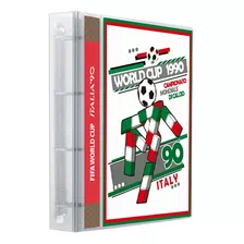 Pasta Fichário Álbum Figurinhas Copa Do Mundo Itália 1990