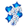 Tercera imagen para búsqueda de 10 globos metalizados corazon azul 19 pulgadas