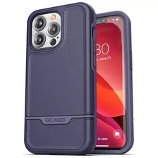 Funda Color Morada Resistente Para Apple iPhone 13 Pro