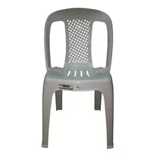 Silla Plástica Sin Brazo P/comedor