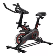 Bicicleta Ergométrica Para Spinning Preto E Vermelho Com Nf Preta/vermelha