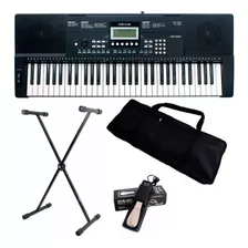 Kit Teclado Roland Revas Kb330 + Bag + Suporte + Sustain