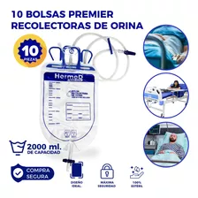 Bolsa Para Orina Cama 2 Litros Premiere Hermed 10 Piezas