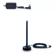 Kit Antena Digital Full Hd + Amplificador De Imagem Booster