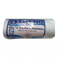 Bobina Picotada 20x30 C/500 - Saco Plástico Transparente
