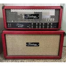 Vintage Electric Nu Twin 100watts + Caja 2x12 Celestion V30