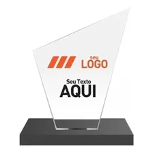 Troféu De Acrílico 100 Peças Impressão Direta