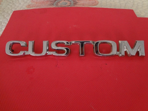 Emblema Custom, Para Camioneta Pick Up Clsica Original Foto 3