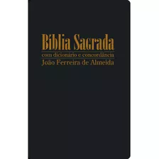 Bíblia Rc Gigante - Dicionário E Concordância - Luxo Preta, De Almeida, João Ferreira De. Geo-gráfica E Editora Ltda Em Português, 2017