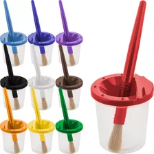 U.s. Art Supply 10 Piezas De Vasos De Pintura Antiderrame P.